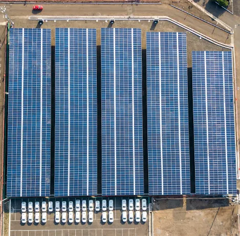 1.15 MWp Solar Carport at Aurangabad