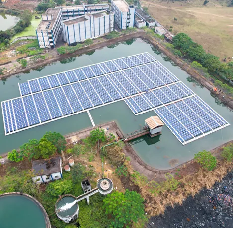 1.2 MWp Floating Solar System in Sambalpur