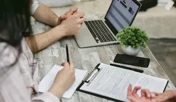 Discussion between staff